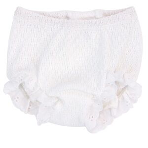 NWT Paty Eyelet Trim Diaper Cover